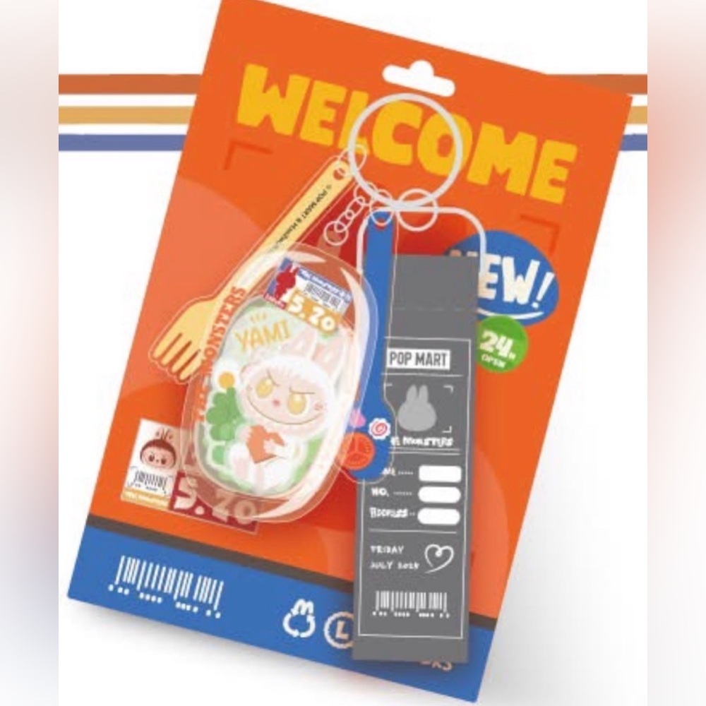 Wacky Mart series keychain Labubu